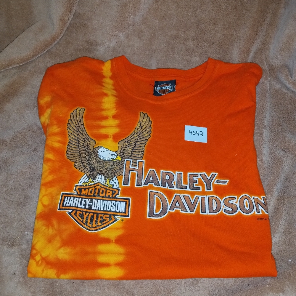 Harley Davidson Short Sleeve Shirt Size Small #4042
